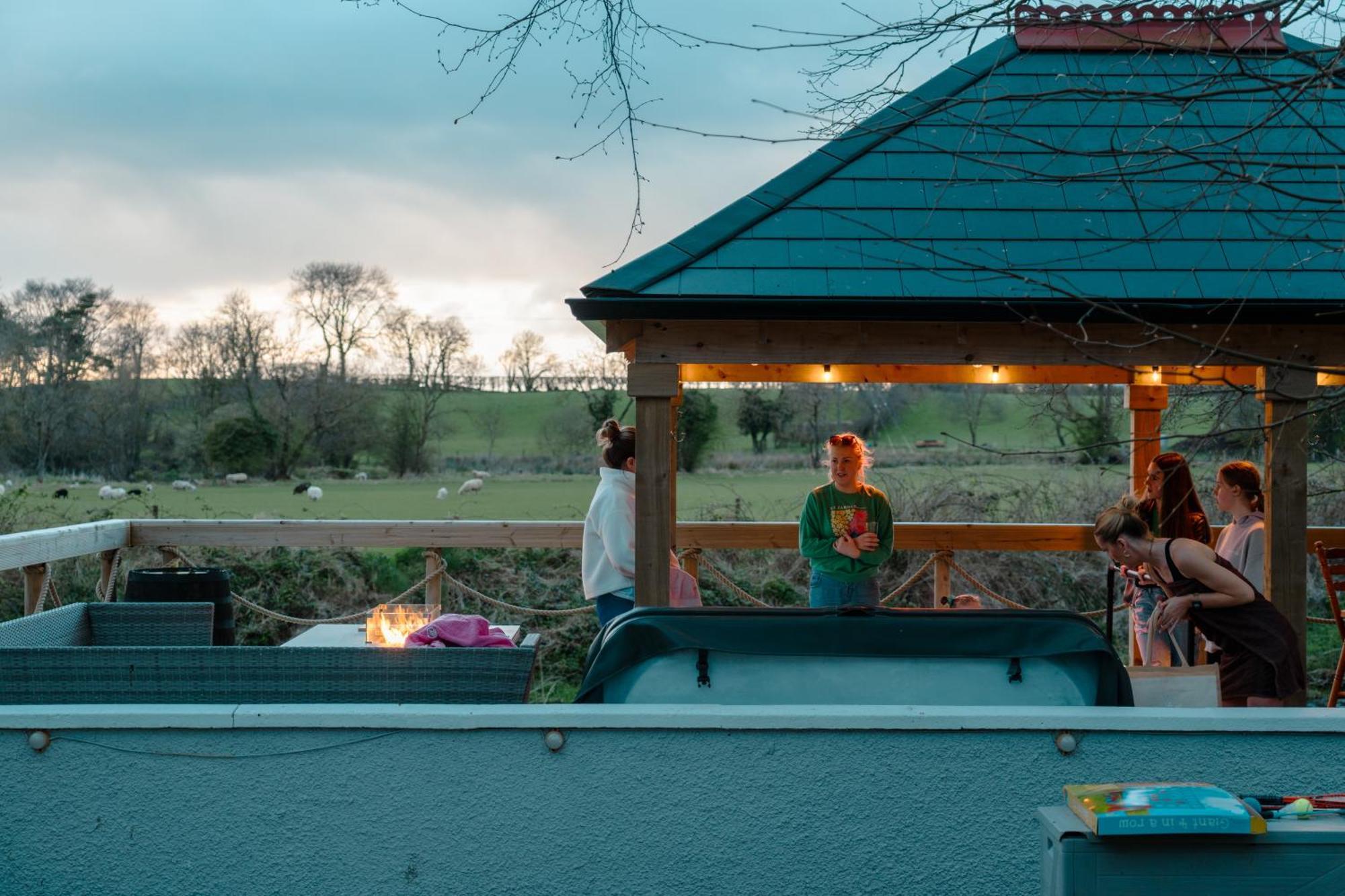 Luxury Accommodation In County Antrim With Riverside Hot Tub Kells Exterior photo